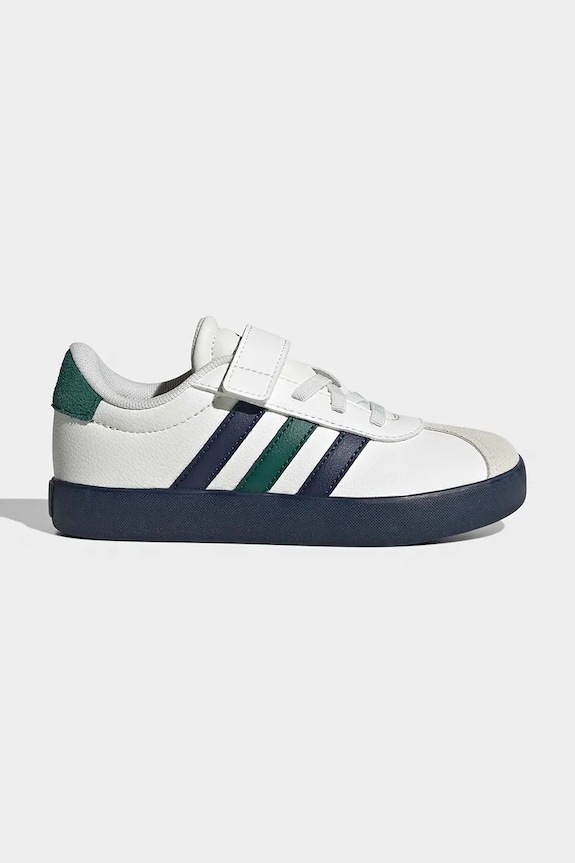 Dětské tenisky adidas VL COURT 3.0 semišová kůže bílá IH3957