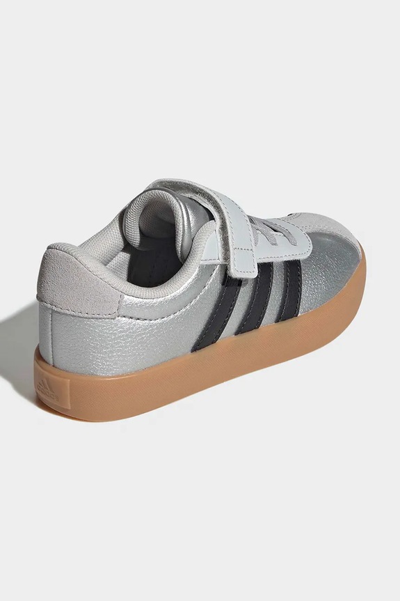 Момче Детски кожени маратонки adidas VL COURT 3.0 IH3958 сребърен