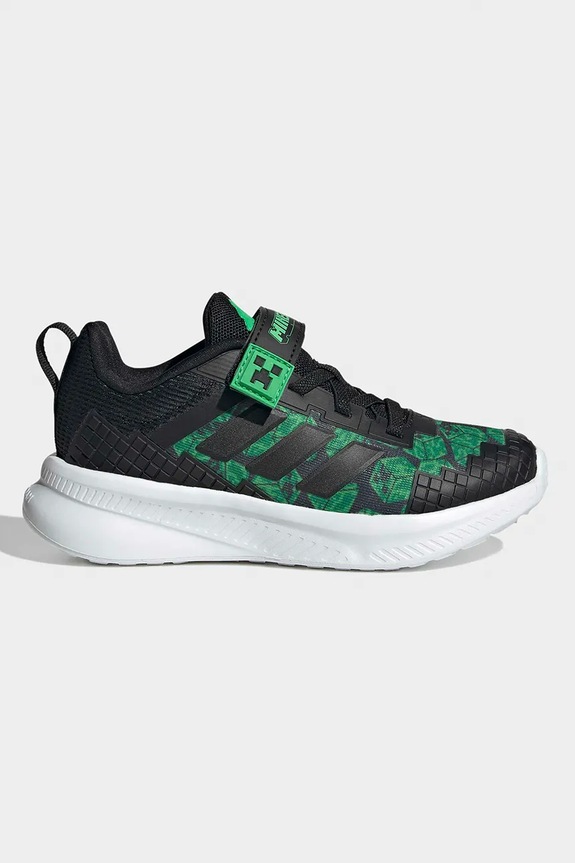 Detské tenisky adidas MINECRAFT FORTARUN Rozprávkové postavičky čierna JR1943