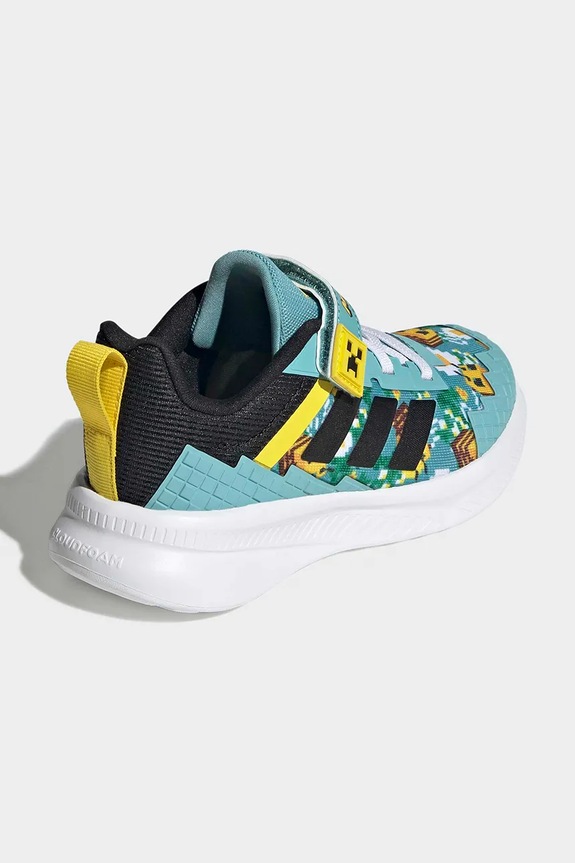 Хлопчик Дитячі кросівки adidas MINECRAFT FORTARUN JR1947 бірюзовий