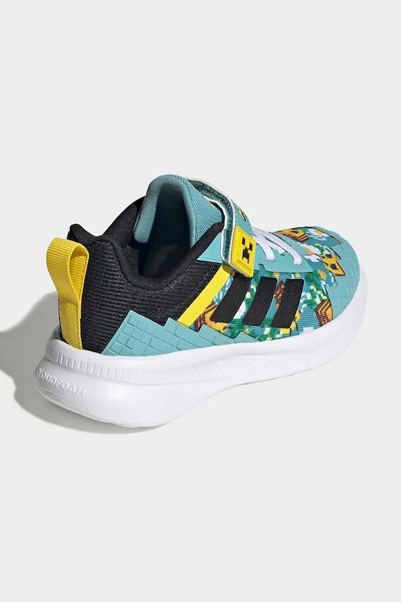 Хлопчик Дитячі кросівки adidas MINECRAFT FORTARUN JR1947 бірюзовий