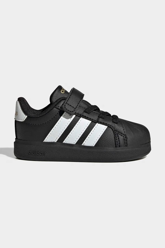 adidas sneakersy dziecięce STREETTALK na rzep czarny JS5054