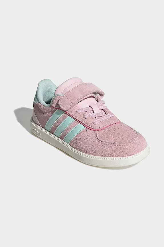 Παιδικά sneakers adidas BREAKNET SLEEK JS0136 ροζ SS26