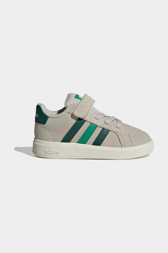 adidas sneakersy niemowlęce GRAND COURT 00s imitacja zamszu beżowy IH6415