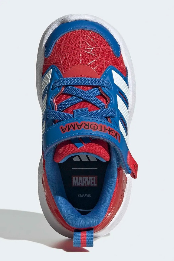 Βρεφικά sneakers adidas LIGHTORAMA RNR SPIDER-MAN HQ9191 μπλε