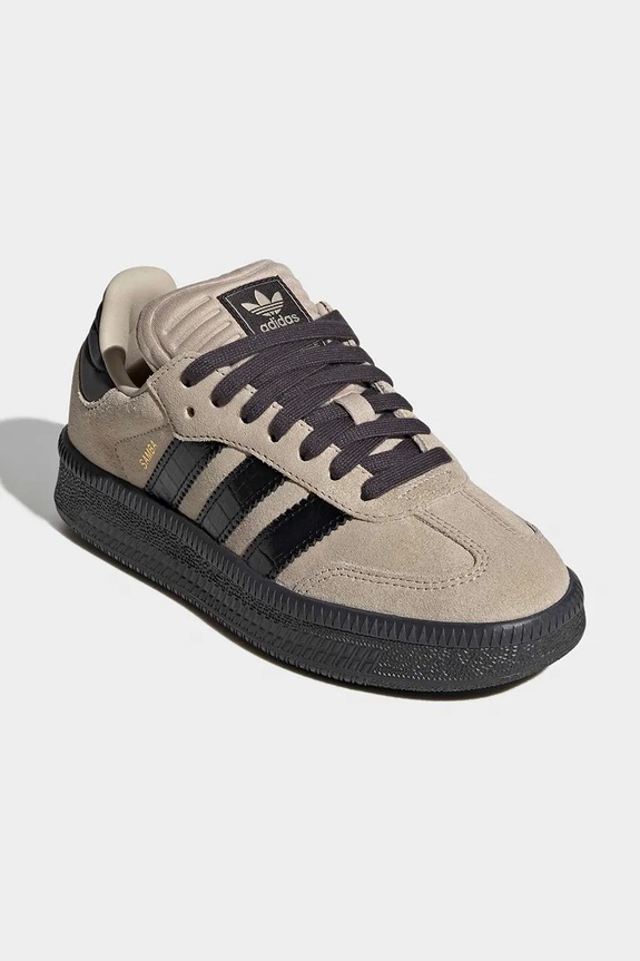 Детские замшевые кроссовки adidas Originals SAMBA XLG JP9520 бежевый SS26