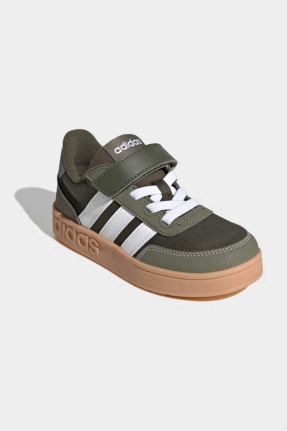 Детски маратонки adidas BREAKBASE JR9780 зелен SS26