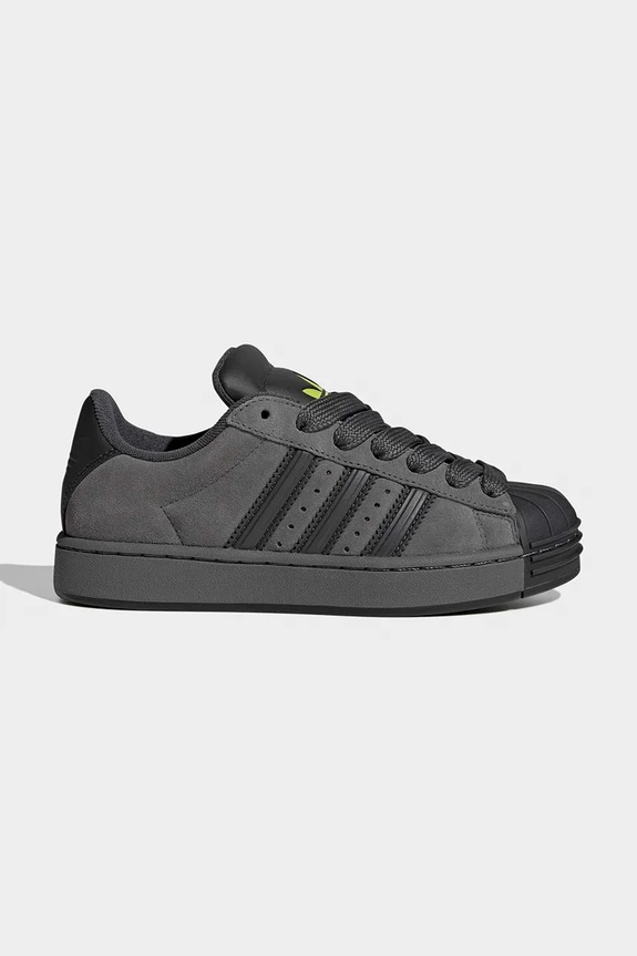 Παιδικά sneakers adidas Originals SUPERSTAR ST συνθετικό μαύρο KJ1193
