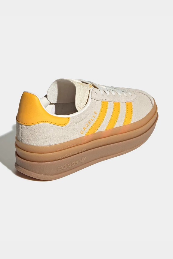 Chłopiec adidas Originals sneakersy dziecięce GAZELLE BOLD IH6458 beżowy
