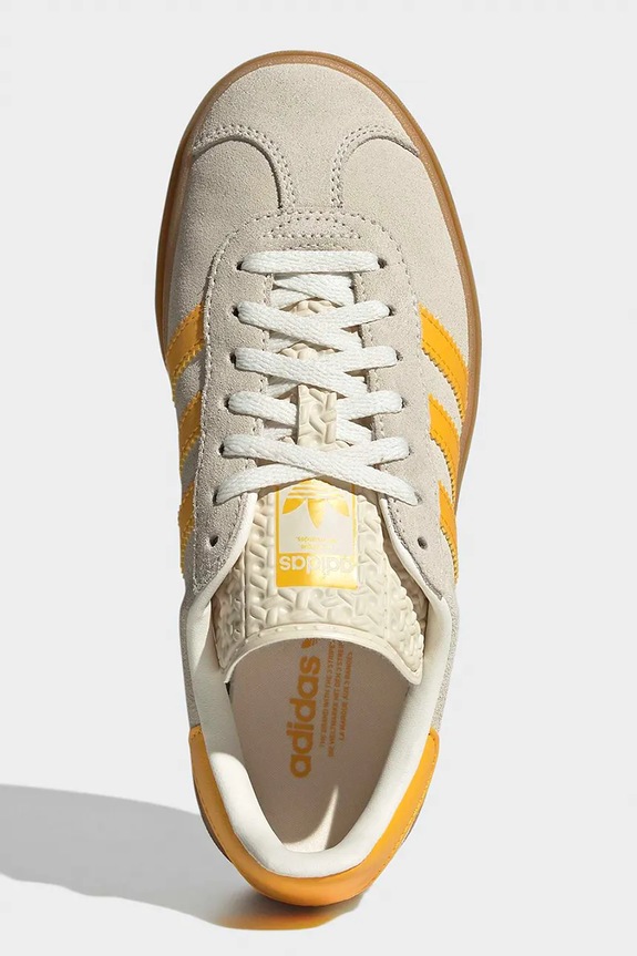 adidas Originals sneakersy dziecięce GAZELLE BOLD IH6458 beżowy