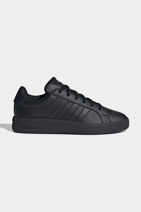 Дитячі кросівки adidas GRAND COURT 3.0 імітація лицьової шкіри чорний KK3791