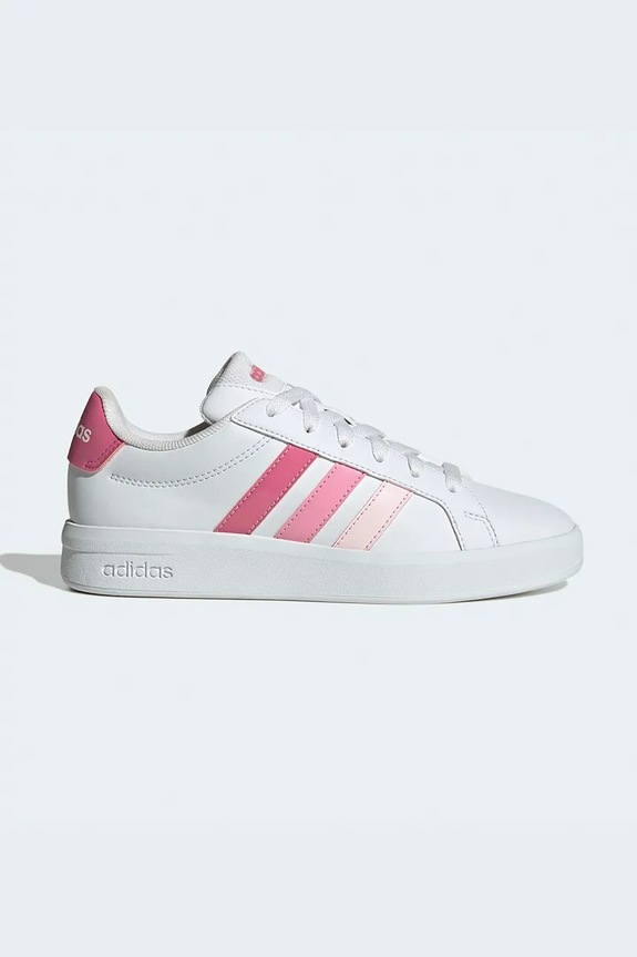 Παιδικά sneakers adidas GRAND COURT 3.0 απομίμηση λείου δέρματος λευκό KJ4368