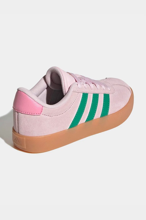 CHLAPEC Dětské semišové tenisky adidas VL COURT 3.0 KI9260 růžová