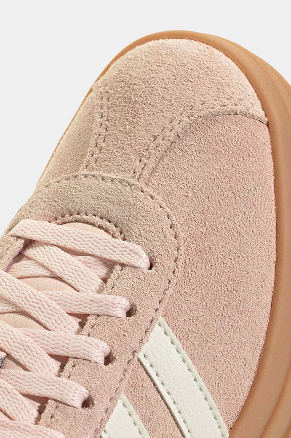 Дитячі замшеві кросівки adidas VL COURT BOLD KK4501