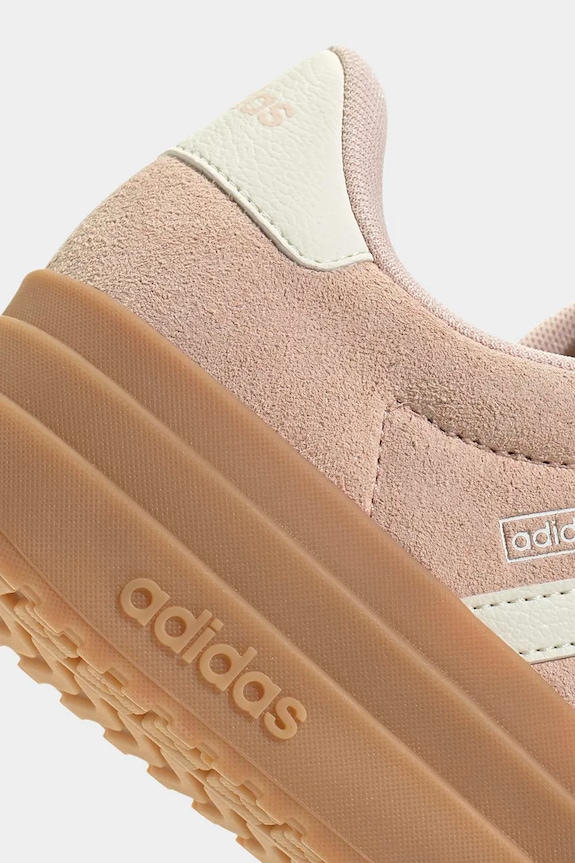Дитячі замшеві кросівки adidas VL COURT BOLD KK4501