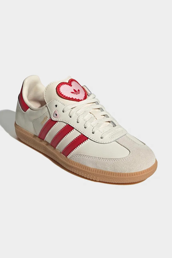 Παιδικά sneakers adidas Originals SAMBA OG KI6679 μπεζ SS26