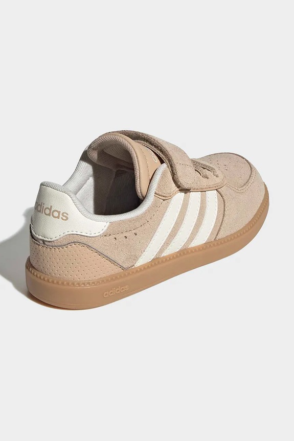 Αγορίστικα Παιδικά sneakers adidas BREAKNET SLEEK KI6501 μπεζ