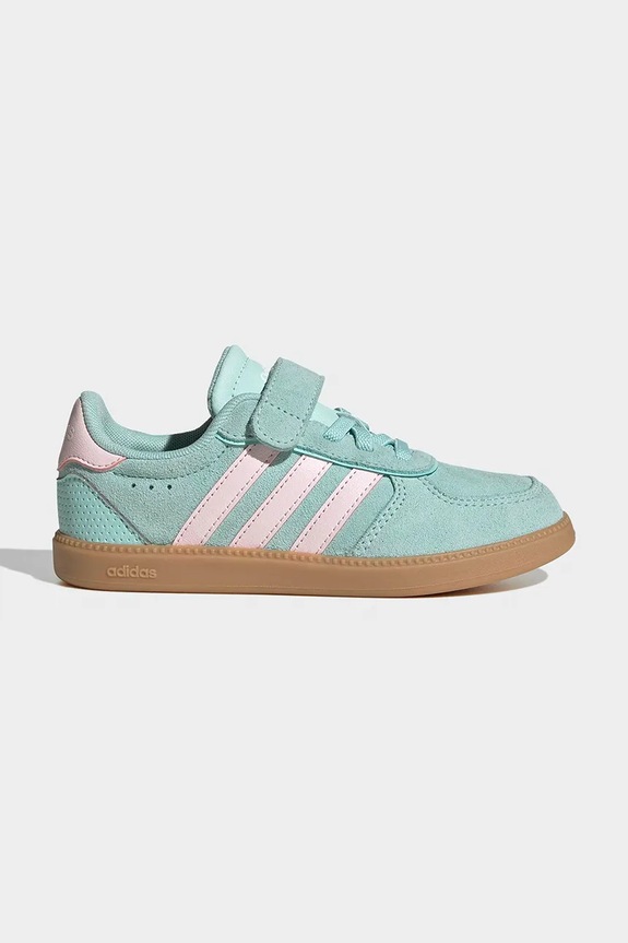 adidas sneakersy dziecięce BREAKNET SLEEK imitacja skóry licowej turkusowy KI6499
