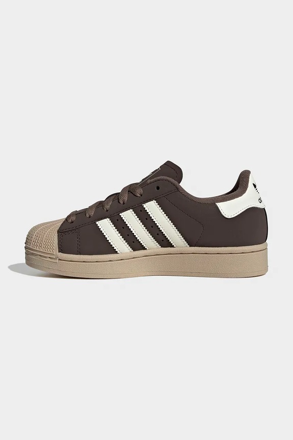 adidas Originals sneakersy dziecięce SUPERSTAR II brązowy KJ4545