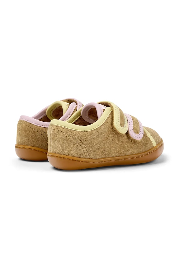 Dětské nubukové polobotky Camper TWS FW hnědá K800666