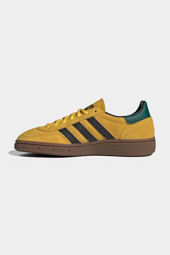 Otroške superge iz semiša adidas Originals HANDBALL SPEZIAL rumena JP9563