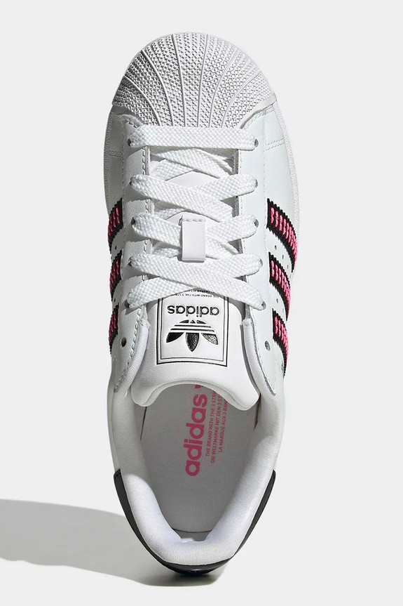 adidas Originals sneakersy dziecięce SUPERSTAR II HQ0030 biały