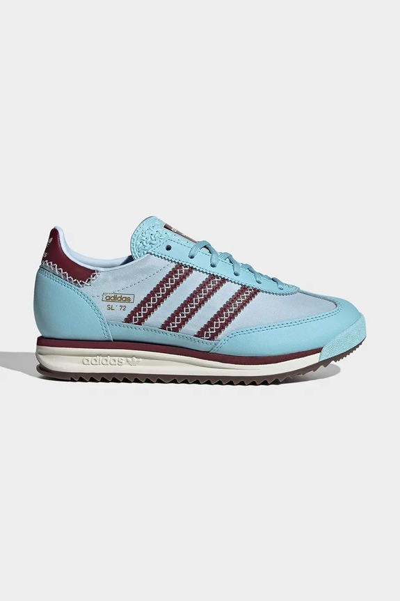 Detské tenisky adidas Originals SL 72 RS usňová koža modrá IH6642