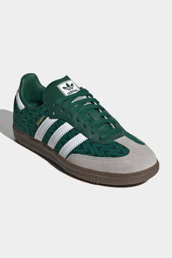 Detské tenisky adidas Originals SAMBA OG JP9501 zelená SS26