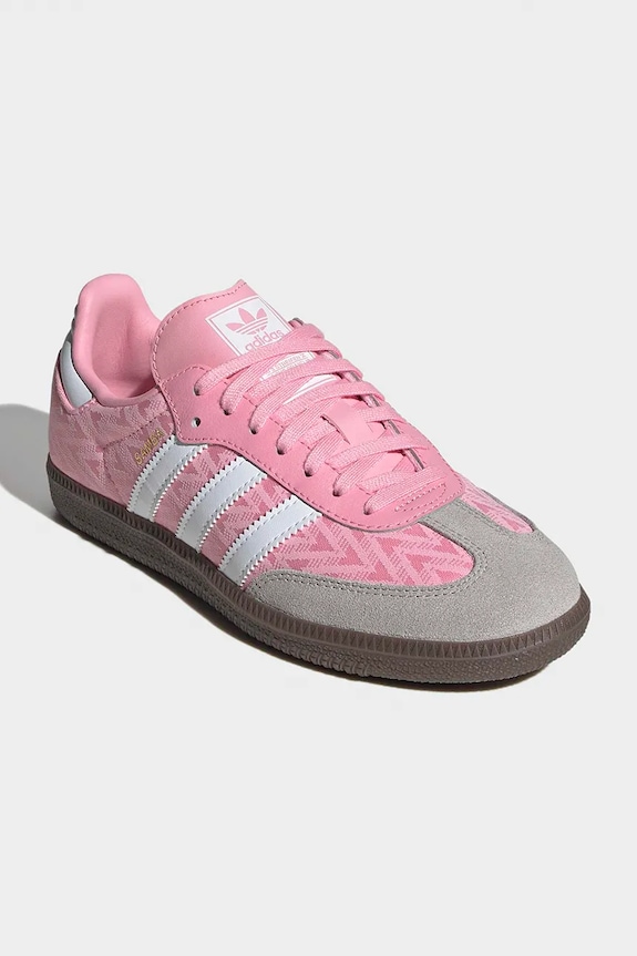 Detské tenisky adidas Originals SAMBA OG JP9502 ružová SS26
