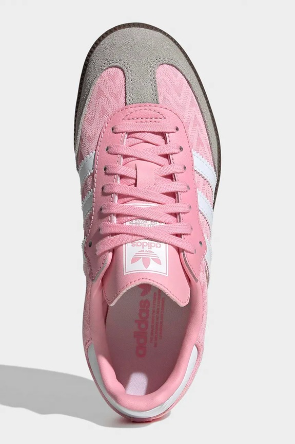 Detské tenisky adidas Originals SAMBA OG JP9502 ružová