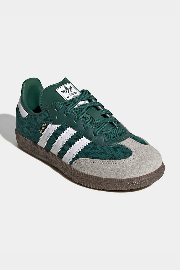 Detské tenisky adidas Originals SAMBA OG JP9512 zelená SS26