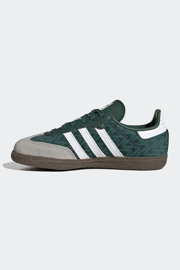 Detské tenisky adidas Originals SAMBA OG zelená JP9512