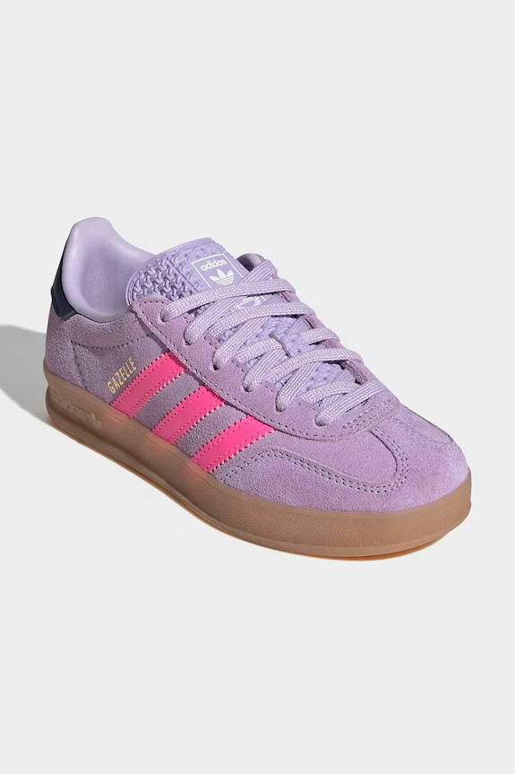 Detské tenisky adidas Originals GAZELLE INDOOR IH4009 fialová SS26