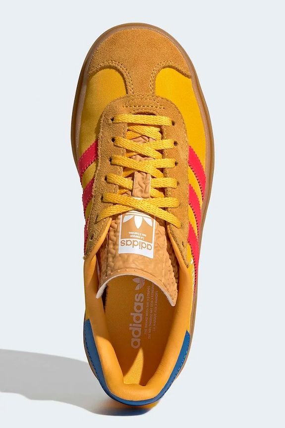 Παιδικά sneakers adidas Originals GAZELLE BOLD IH6462 κίτρινο