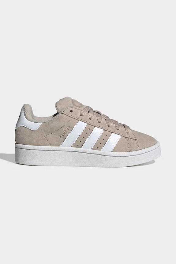 adidas Originals sneakers de piele întoarsă pentru copii CAMPUS 00s piele întoarsă bej JQ2125