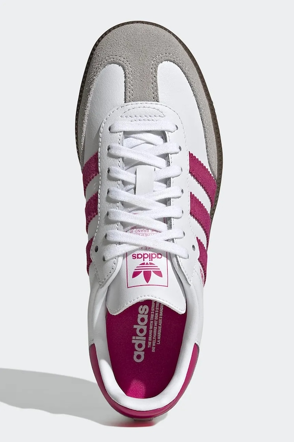 Detské tenisky adidas Originals SAMBA OG KK3556 biela
