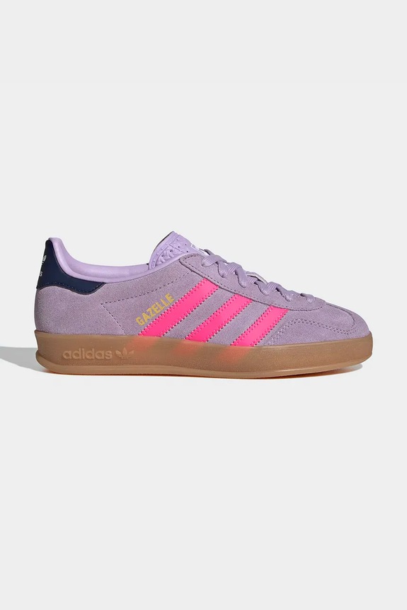 Παιδικά sneakers adidas Originals GAZELLE INDOOR συνθετικό μωβ IH6453