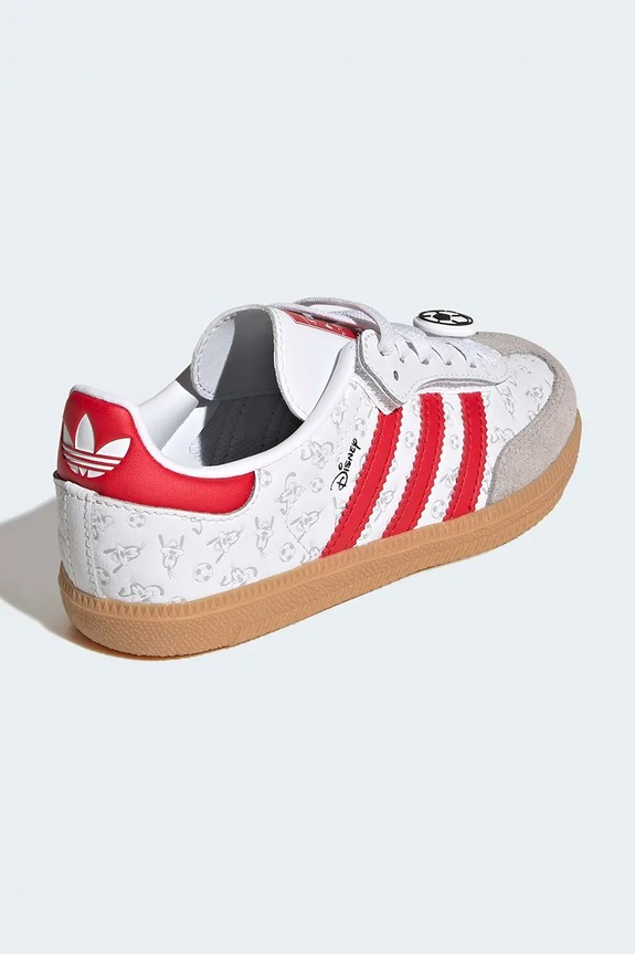 Αγορίστικα Παιδικά δερμάτινα sneakers adidas Originals SAMBA OG IH1753 λευκό