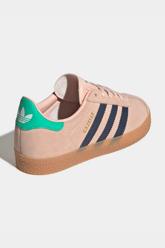 Chlapec Detské semišové tenisky adidas Originals GAZELLE KI4031 ružová