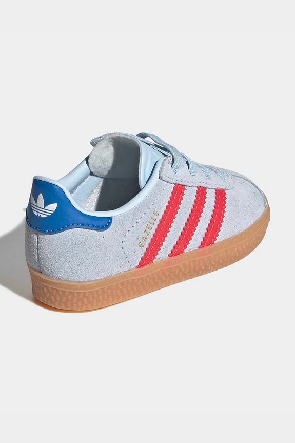 Băieți adidas Originals sneakers de piele întoarsă pentru copii GAZELLE KI4037 albastru