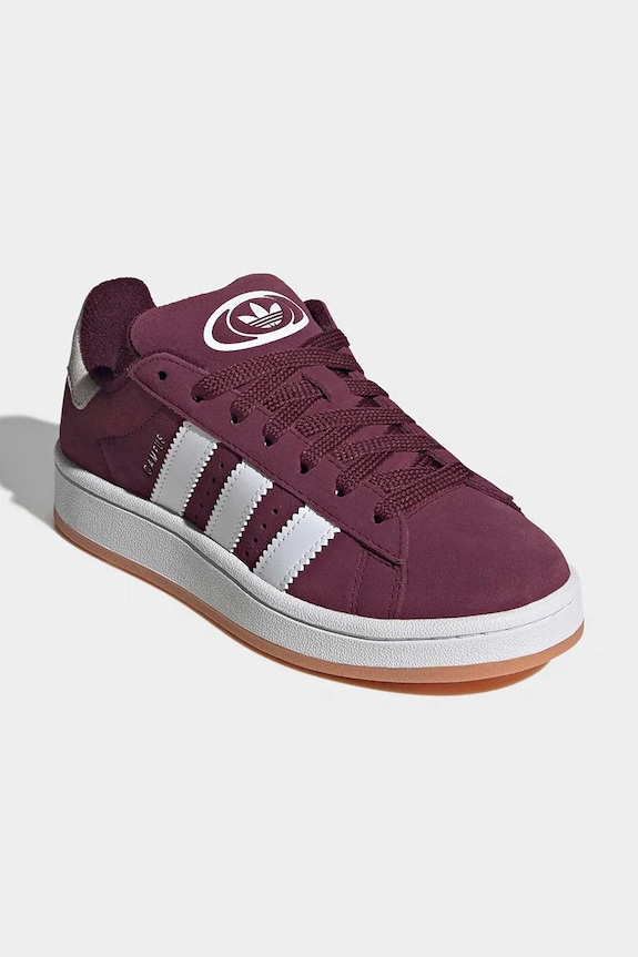 adidas Originals sneakers de piele întoarsă pentru copii CAMPUS 00s KH8807 violet SS26