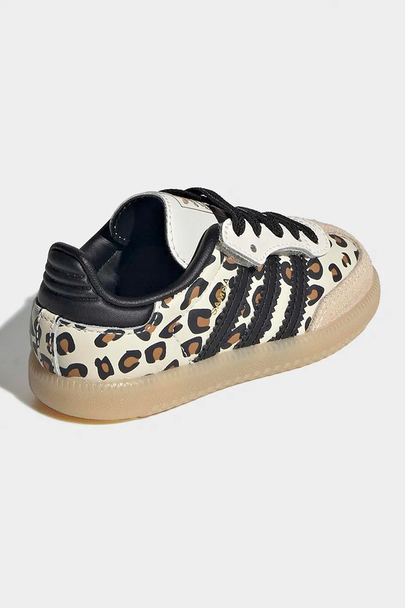 Chlapec adidas Originals SAMBA OG tenisky detské kožené KJ0232 béžová