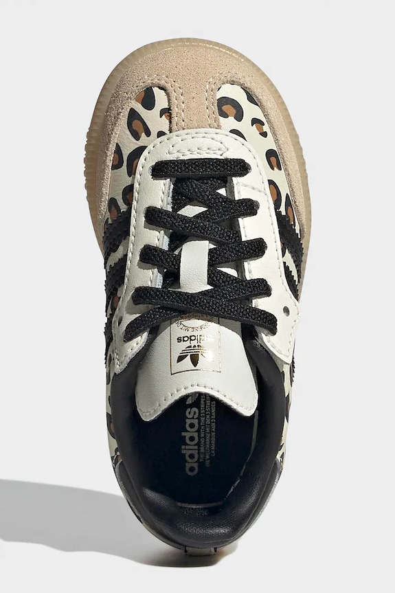 adidas Originals SAMBA OG tenisky detské kožené KJ0232 béžová