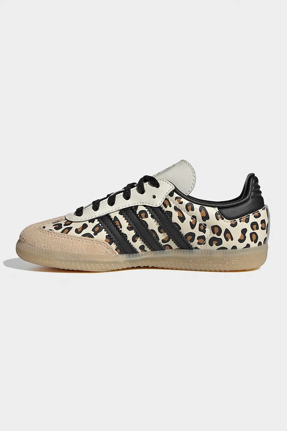 adidas Originals SAMBA OG sneakersy dziecięce skórzane beżowy KJ0231