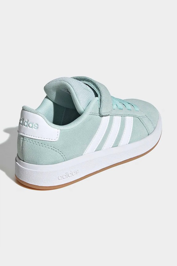 Chlapec adidas GRAND COURT 00s tenisky detské semišové KJ0315 tyrkysová