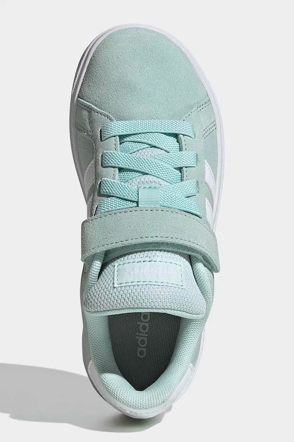 adidas GRAND COURT 00s tenisky detské semišové KJ0315 tyrkysová