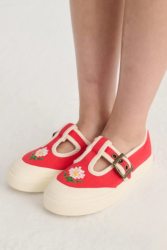 Bobo Choses pantofi copii Pixel Daisy 126AI036 rosu
