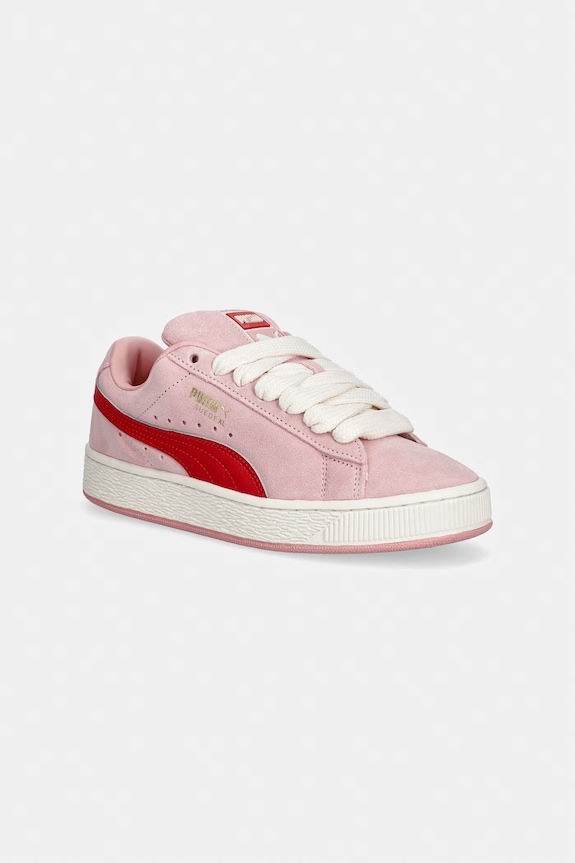 Puma gyerek bőr sportcipő Suede XL Jr velúr bőr rózsaszín 396577