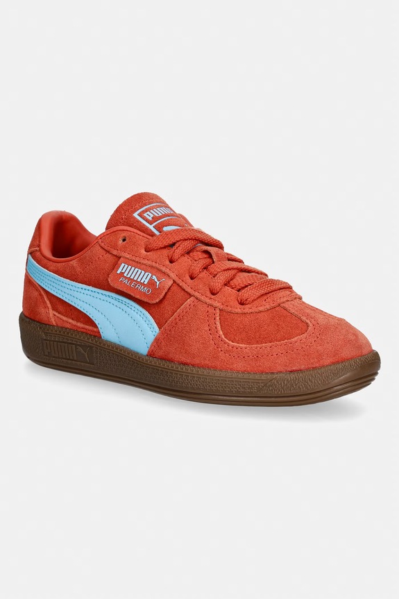 Puma Palermo Jr Αθλητικά Παιδικά από καστόρι πορτοκαλί 397271.PPY2