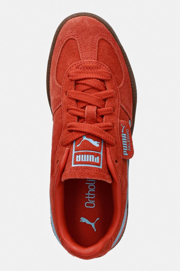 Puma Palermo Jr Αθλητικά Παιδικά από καστόρι πορτοκαλί 397271.PPY2